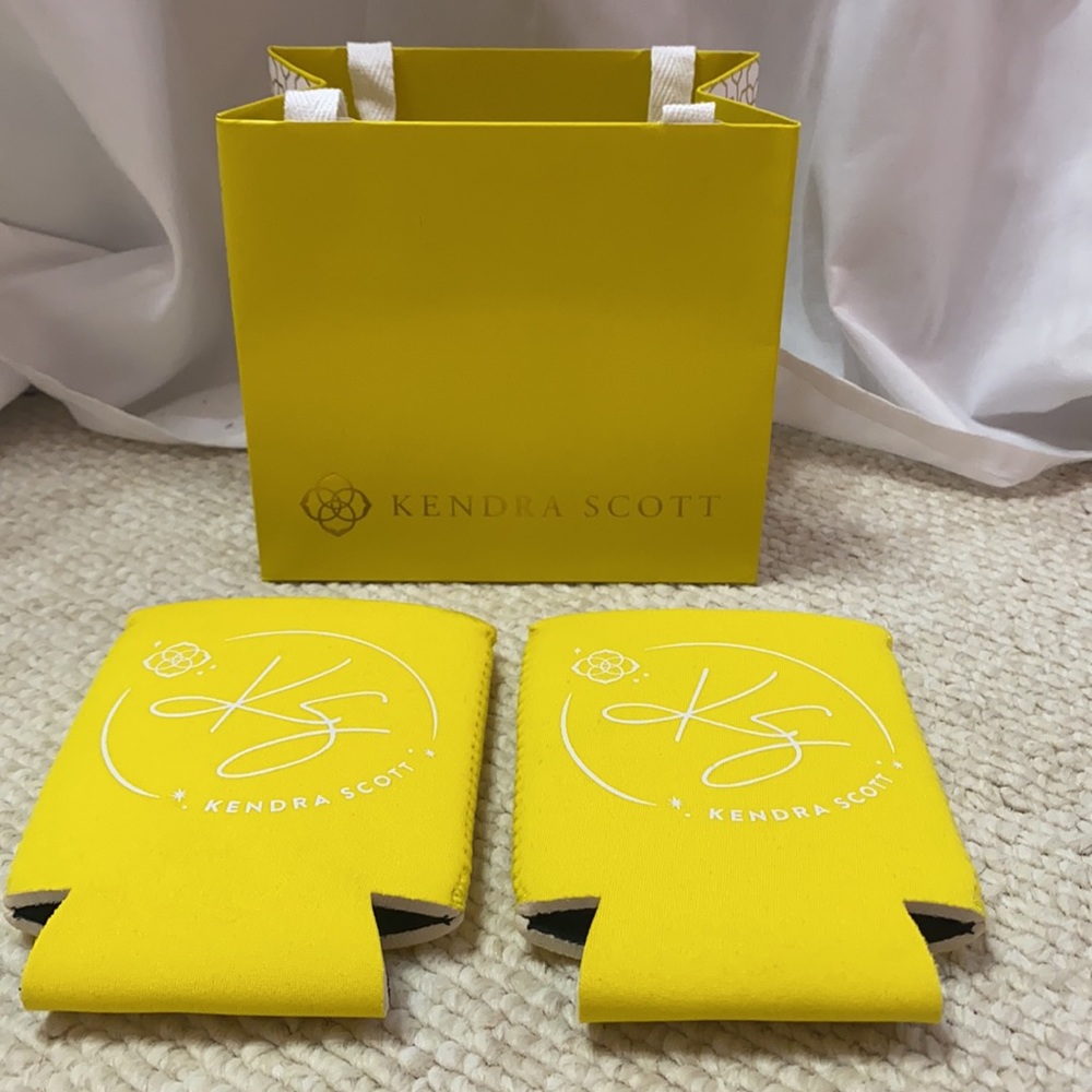 Kendra Scott Koozies and bag